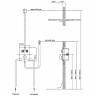 Душевая система Vincea Inspire VSFW-3I21T1MB с термостатом