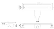 душевой лоток Boheme Premium Trendy 80 983-80-CB
