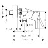 Смеситель для душа Hansgrohe Talis 32640000 Хром