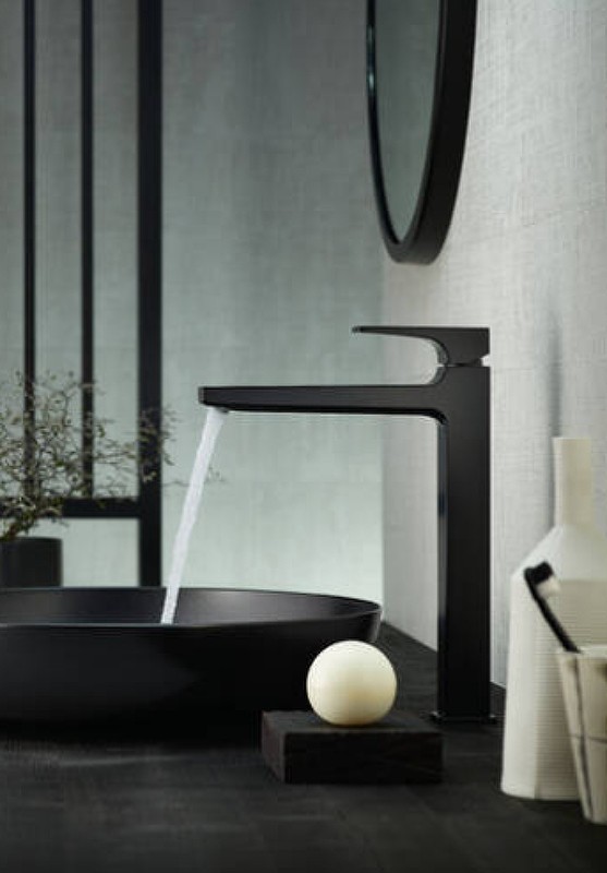 Смеситель для раковины Hansgrohe Metropol 32512670 черный матовый