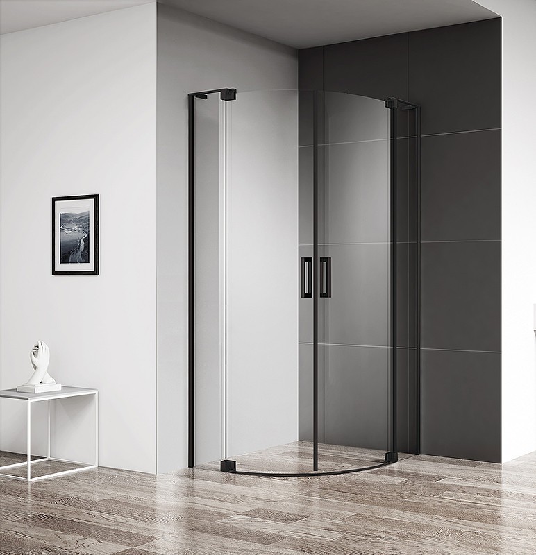 Душевой уголок Cezares Slider 100x100 SLIDER-R-2-90/100-C-NERO