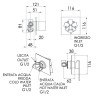 Смеситель для душа Remer Qubika Q94C цвет Хром