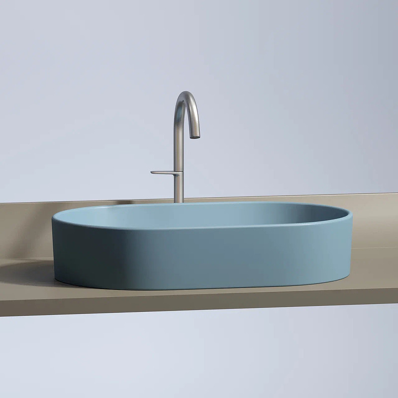 Раковина-чаша Ceramicanova Element 61 CN6048ML Голубая матовая