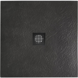 Душевой поддон из искусственного камня BelBagno Uno 90x90 TRAY-MR-UNO-A-90-35-NERO-NO