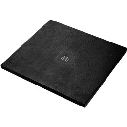 Душевой поддон из искусственного камня BelBagno Uno 90x90 TRAY-MR-UNO-A-90-35-NERO-NO