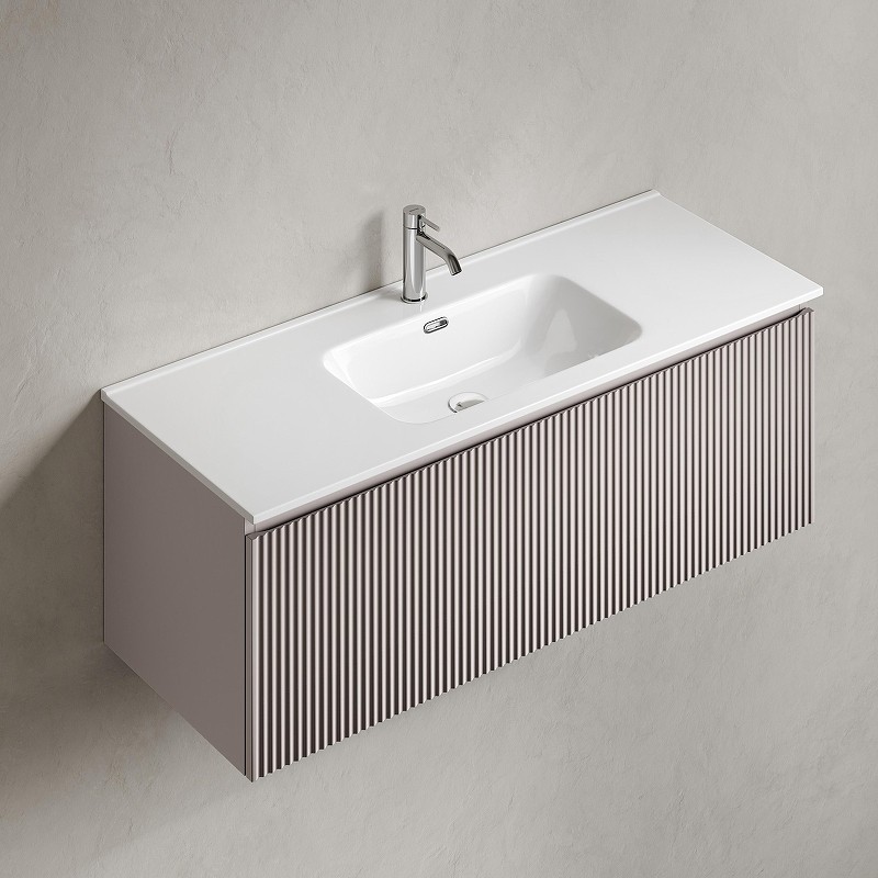 Тумба под раковину Sancos Snob R 1.0 120 SNR1.0120SM подвесная цвет Doha Soft