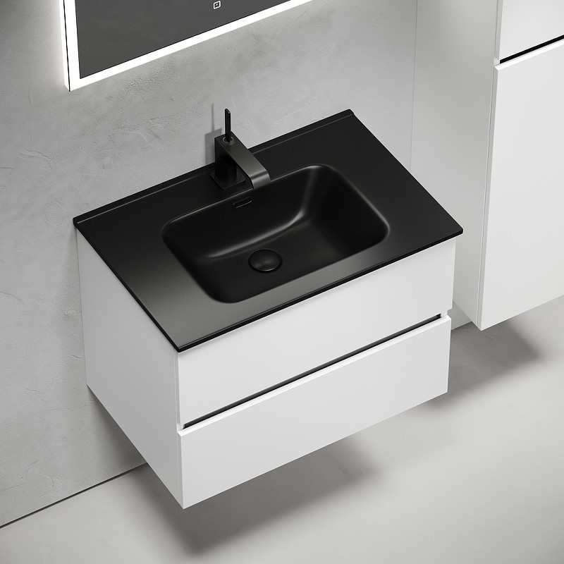Тумба под раковину Sancos Urban 70 UR70W подвесная Белый глянец