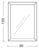 Зеркало Boheme Armadi Art Chelsea 80 555 с подсветкой