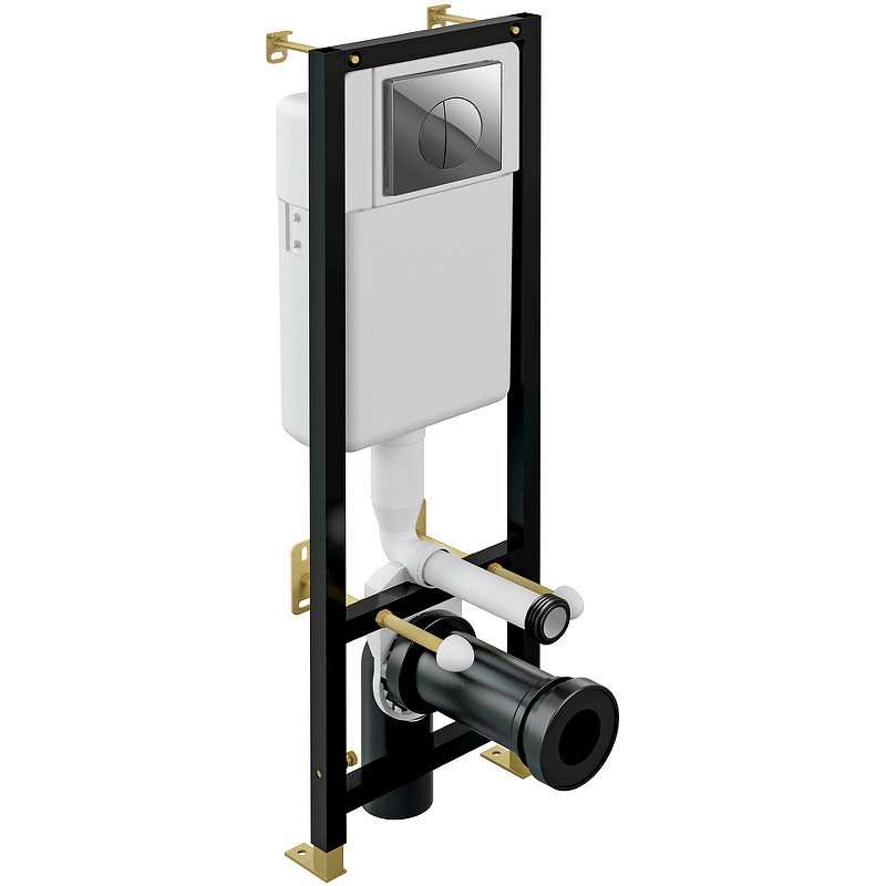 Комплект унитаза Vincea Globo VT1-14S с инсталляцией Cersanit Black 35 S-IN-BLACK-Cg-w