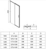Душевой уголок Vincea Soft 2 120x90 VSR-3SO29012CLB