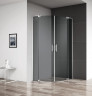 Душевой уголок Cezares Slider 100x100 SLIDER-R-2-90/100-GRIGIO-Cr