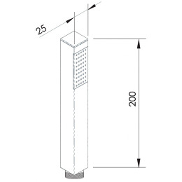 Ручной душ Remer 317SSDOx