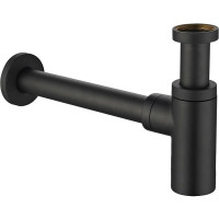 сифон Remer 958LNO черный матовый