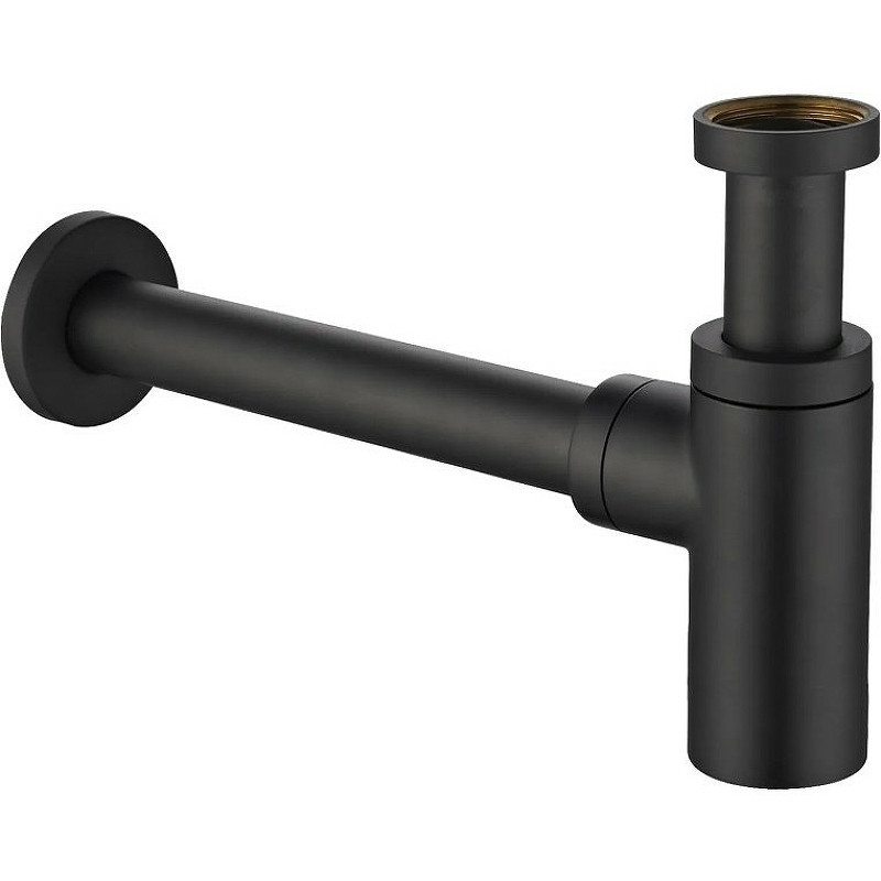сифон Remer 958LNO черный матовый