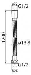 Душевой шланг Cezares Articoli Vari 120 CZR-FMDC-120-03