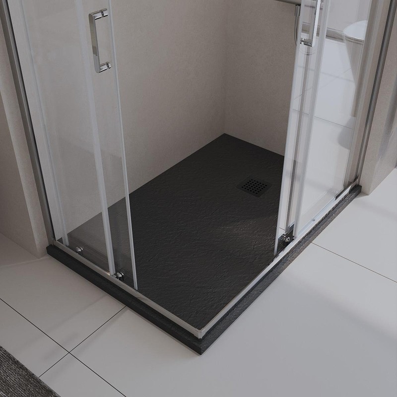 Душевой поддон из искусственного камня BelBagno Uno 120x80 TRAY-MR-UNO-AH-120/80-35-NERO-NO