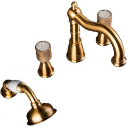Смеситель на борт ванны Boheme Royal Cristal 391-Royal