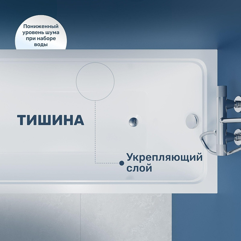 Акриловая ванна Vincea 170х70 VBT-2G170-LG
