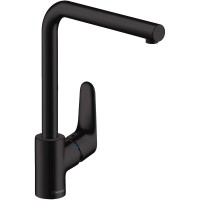 Смеситель для кухни Hansgrohe Focus 31817670 черный матовый