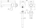 Смеситель для раковины Remer X Style X15PLWBBR цвет Бронза масляная