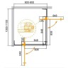 Душевой уголок Cezares Slider 90x110 SLIDER-AH-2-80/90-100/110-GRIGIO-Cr