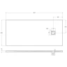 Душевой поддон из искусственного камня BelBagno Uno 180x80 TRAY-MR-UNO-AH-180/80-35-W-NO
