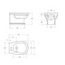 Биде BelBagno Boheme BB115BH подвесное