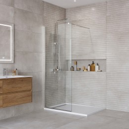 Душевая перегородка BelBagno Kraft 70 KRAFT-L-1-70-C-Cr