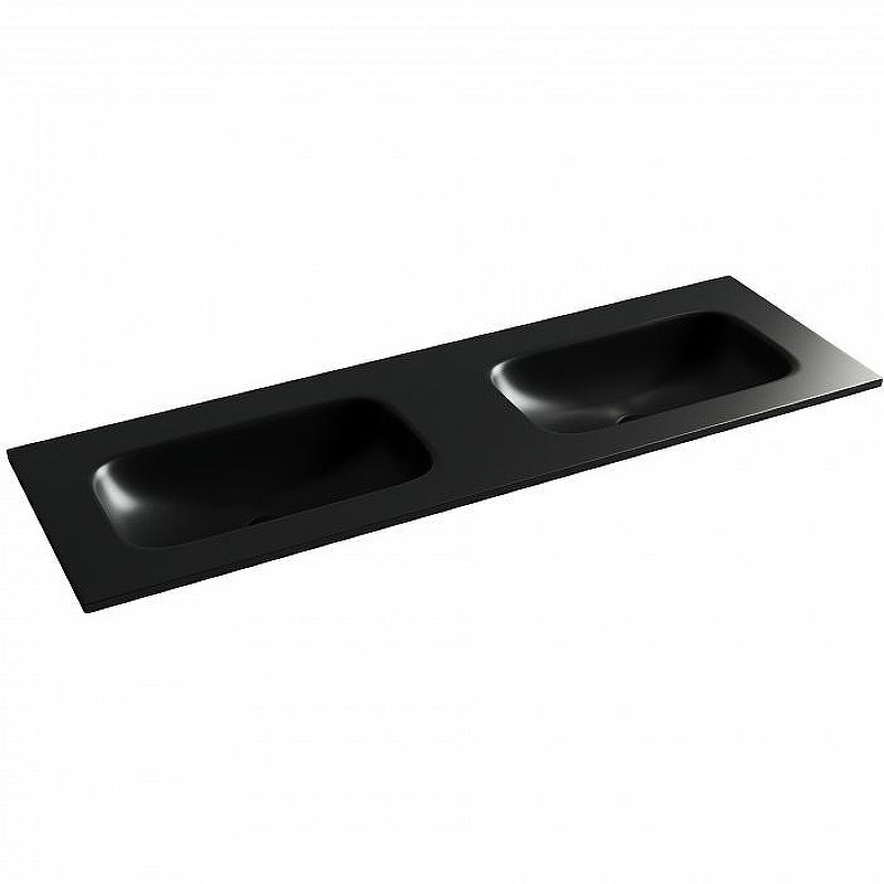 Раковина Ceramicanova Grace 140 CN7022MBwx двойная Черная матовая