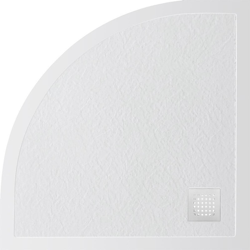 Душевой поддон из искусственного камня BelBagno Uno 80x80 TRAY-MR-UNO-R-80-550-35-W-BO