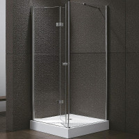 Душевой уголок Cezares Elena 90x80 ELENA-W-ASH-1-90/80-C-Cr