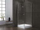 Душевой уголок Cezares Elena 90x80 ELENA-W-ASH-1-90/80-C-Cr
