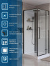 Душевая кабина BelBagno Uno 90х90 R UNO-CAB-A-1-90-C-NERO-Bi-TOP-R