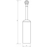 Ершик для унитаза Migliore Amerida 16597 Золото с кристаллом Swarovski