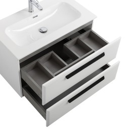 Тумба под раковину Cezares Eco-Cer-N 80 ECO-CER-N-800-2C-SO-BO подвесная