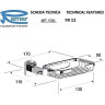 Мыльница Remer Forma FR11CR Хром