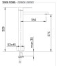 Смеситель для раковины Remer Q-Design QD10LXXL цвет Хром