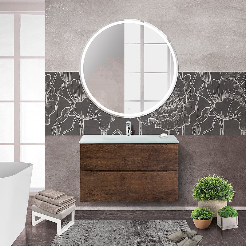 Тумба под раковину BelBagno Etna-H60 90 ETNA-H60-900-2C-SO-RW-P подвесная