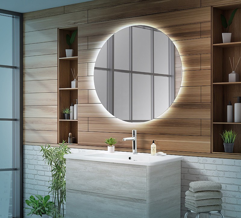 Зеркало BelBagno 80 SPC-INT-800-LED с подсветкой