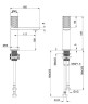 Смеситель для раковины Vincea Альто (Alto) VBF-6AL1GM
