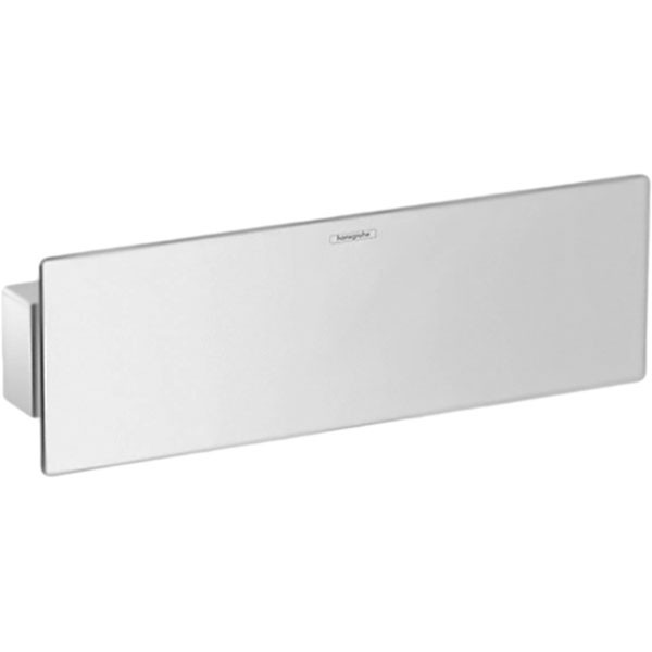 Шланговое подключение Hansgrohe Fixfit Porter 300 26456400 с полкой и держателями лейки Хром Белый