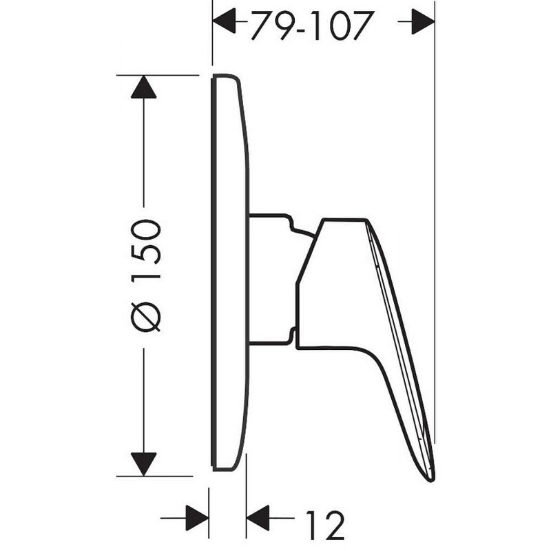 Смеситель для душа Hansgrohe Logis 71666000 Хром