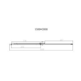Душевая дверь Vincea Dice 150 VDS-4D150CL
