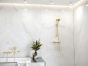 Смеситель для ванны Hansgrohe Ecostat Comfort 13114140 с термостатом Шлифованная бронза