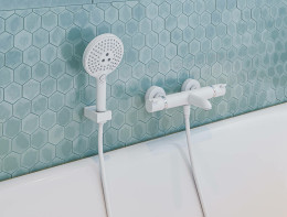 Смеситель для ванны Hansgrohe Ecostat Comfort 13114140 с термостатом Шлифованная бронза