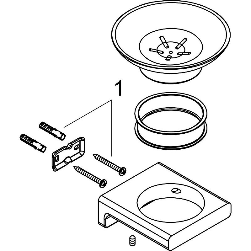 Мыльница Hansgrohe AddStoris 41746990