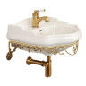 Консоль с раковиной Migliore Bella 55 31217 цвет Бронза