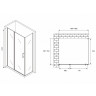 Душевой уголок Abber Sonnenstrand 130х100 AG04130S-S100