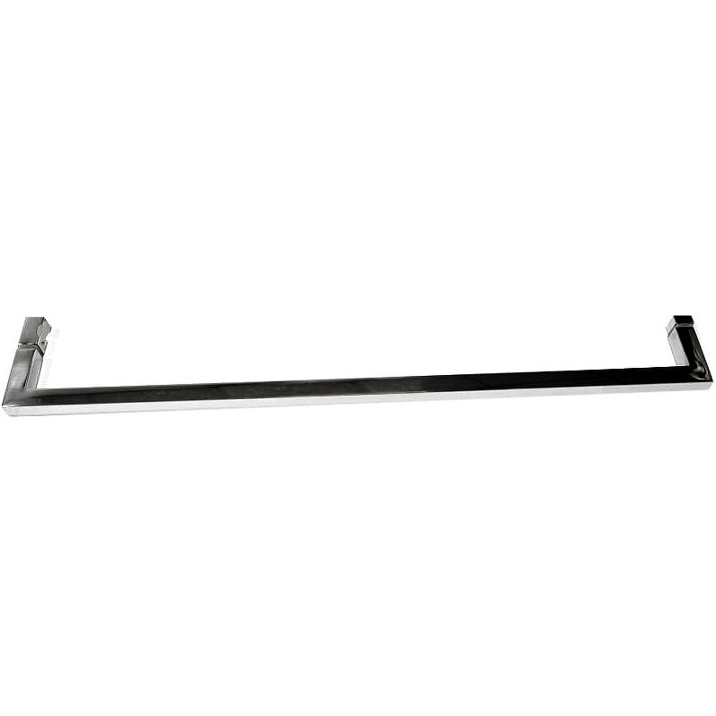 Душевой уголок Abber Schwarzer Diamant 150x75 AG30150H-S75-S75 профиль Хром стекло прозрачное