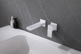 Смеситель для раковины Abber Daheim AF8212W цвет Белый матовый